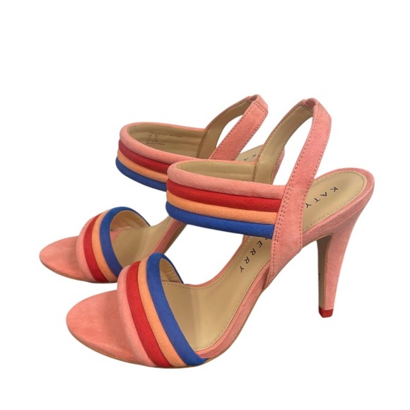 Katy Perry Collections | Shoes | Katy Perry Rainbow Heels Ankle Strap ...